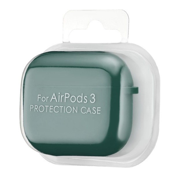 Чехол для наушников Full Silicone Case with Microfiber Apple AirPods 3 (69) Atrovirens