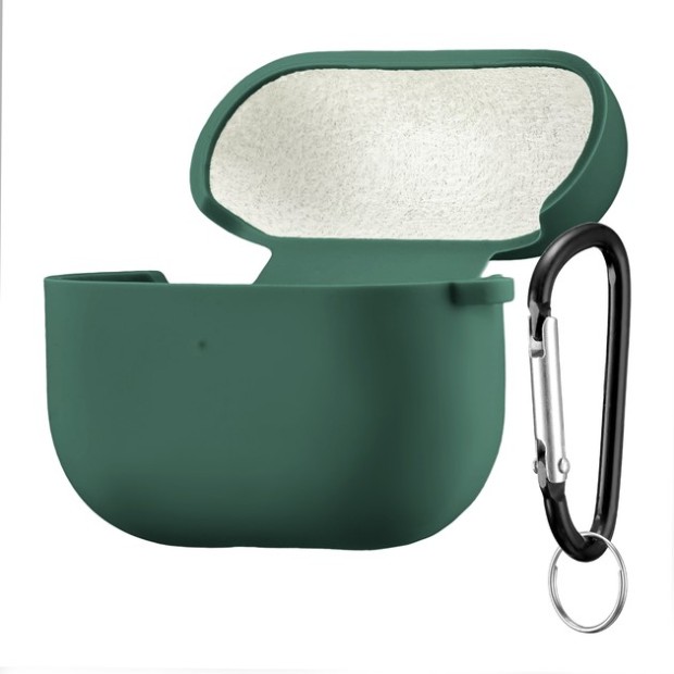 Чохол для навушників Full Silicone Case with Microfiber Apple AirPods 3 (69) Atrovirens
