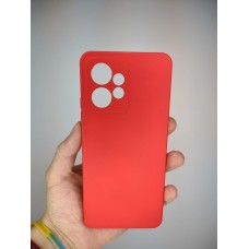 Силіконовий чохол Original Xiaomi Redmi Note 12 4G (ShutCam) (Червоний)