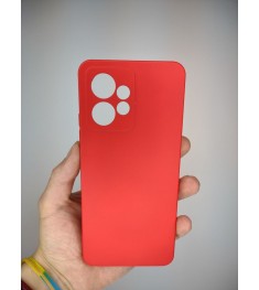 Силіконовий чохол Original Xiaomi Redmi Note 12 4G (ShutCam) (Червоний)