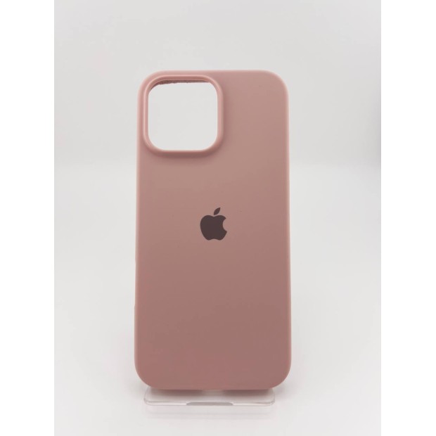 Силіконовий оригінальний чохол для Apple iPhone 16 Pro Max (08) Рожевий пісок.