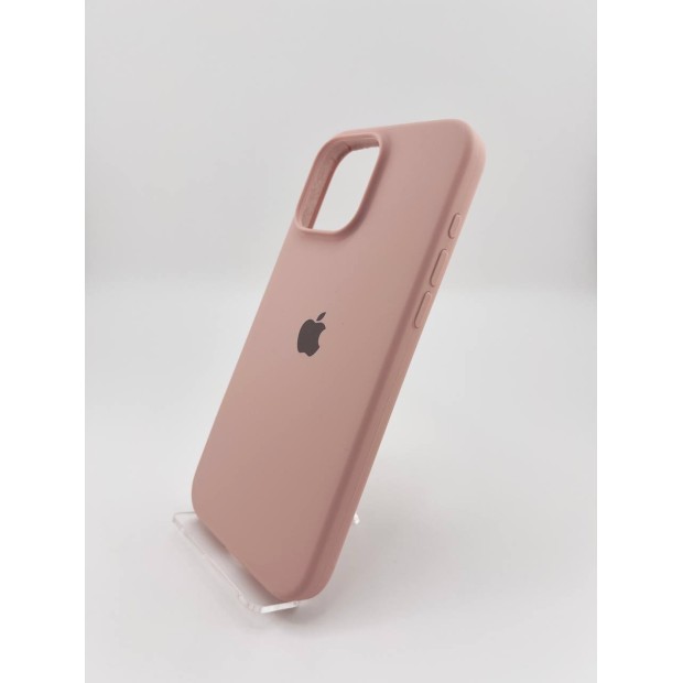 Силіконовий оригінальний чохол для Apple iPhone 16 Pro Max (08) Рожевий пісок.