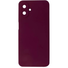 Силікон оригінальний преміум Samsung Galaxy A07 (ShutCam) (бордовий)