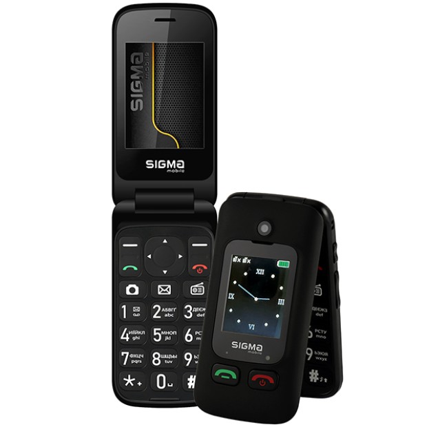 Мобільний телефон Sigma Comfort 50 Shell Type-C (Чорний)