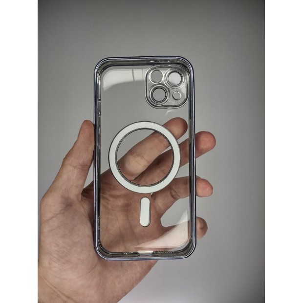 Чохол UMKU Shining з MagSafe для Apple iPhone 13 (синій)