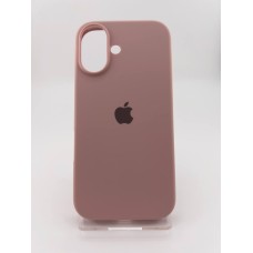 Силикон Original Round Case Apple iPhone 16 (08) Pink Sand