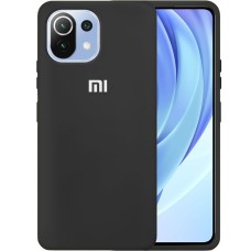 Силикон Original 360 Case Logo Xiaomi Mi 11 (Чёрный)