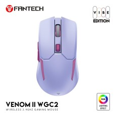 Мышь беспроводная игровая Fantech WGC2 Venom II Vibe (Фиолетовый)