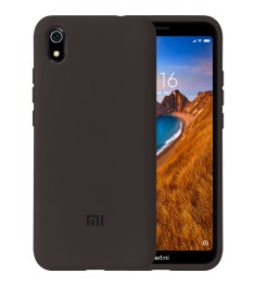Силикон Original 360 Case Logo Xiaomi Redmi 7A (Тёмно-коричневый)