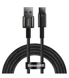 USB-кабель Baseus Tungsten Gold 100W (2m) (Type-C) (Чорний) CAWJ000101 USB-кабель Baseus Tungsten Gold 100W (2m) (Type-C) (Чорний) CAWJ000101