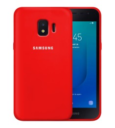 Силіконовий Original 360 Чохол Логотип Samsung Galaxy J2 Core (2018) J260 (Черво..