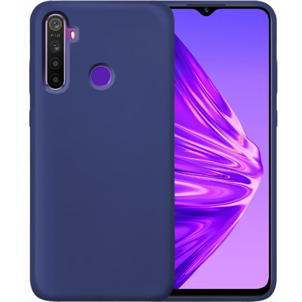 Силикон Original Case Realme 5 Pro (Синий)