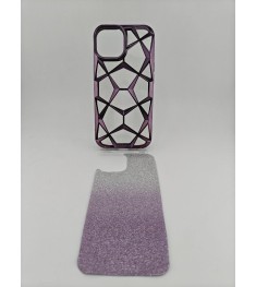 Накладка 3D Prism Metal для Apple iPhone 15 (Аметист)
