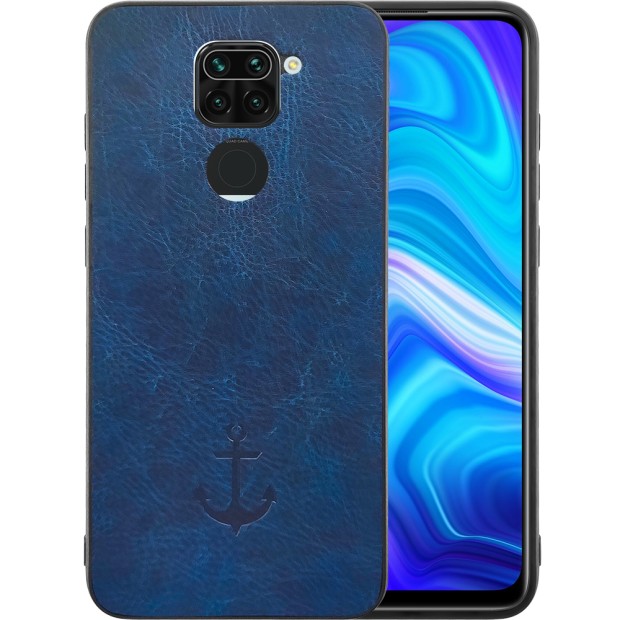 Накладка Anchor Leather Xiaomi Redmi Note 9 (Синий)