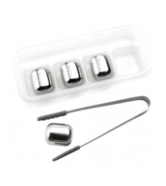 Охлаждающие камни для напитков Xiaomi Circle Joy Ice Cubes (Silver)