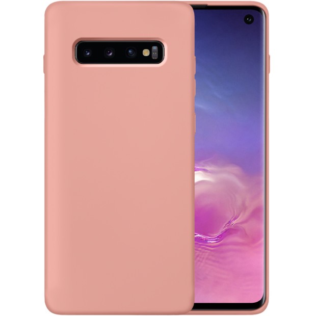Силикон Original 360 Case Samsung Galaxy S10 Plus (Пудровый)