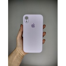 Силіконовий чохол Original Square RoundCam для Apple iPhone XR (43) Гліцин