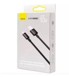 USB-кабель Baseus Superior (SUPERVOOC) 65W (1м) (Type-C) (Чорний) CAYS000901