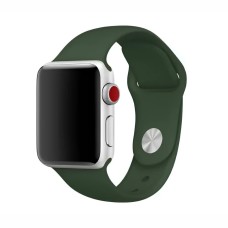 Ремешок Apple Watch Silicone 38 / 40 / 41mm (46) Deep Green