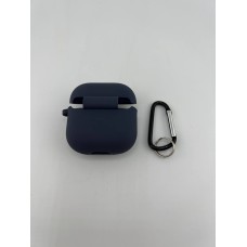 Чехол для наушников Full Silicone Case with Microfiber Apple AirPods 4 (09) Midnight Blue