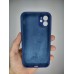 Силіконовий оригінальний чохол Square RoundCam для Apple iPhone 11 (32) глибокий темно-синій.
