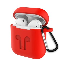 Чохол для навушників Full Silicone Case Apple AirPods 1  /  2 (05) Product RED