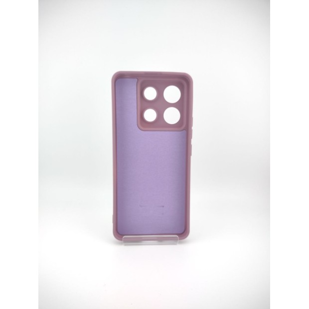 Силіконовий оригінальний чохол для Xiaomi Redmi Note 13 Pro 5G  /  Poco X6 5G (ShutCam) (Бузковий)