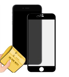 Захисне скло 5D Matte Ceramic для Apple iPhone 6 Plus  /  6s Plus, чорне.