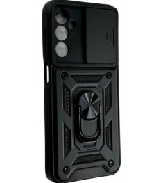 Броньований чохол Ring Serge Armor Case для Samsung Galaxy M34 5G (ShutCam) (Чор..