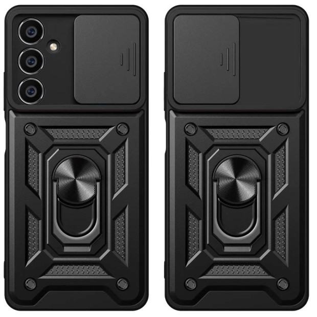 Бронь-чехол Ring Serge Armor Case Samsung Galaxy M34 5G (ShutCam) (Чёрный)
