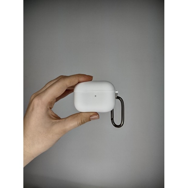 Чехол для наушников Full Silicone Case with Microfiber Apple AirPods Pro 2 (06) White