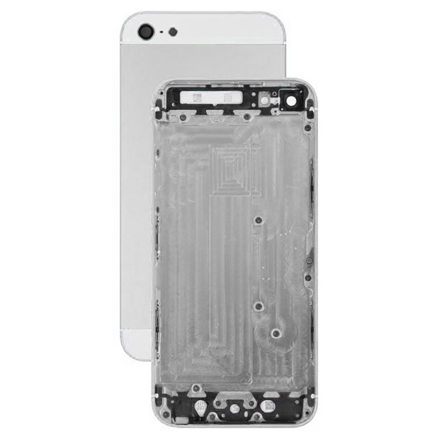 Задня кришка корпусу Apple iPhone 5G (Срібляста)