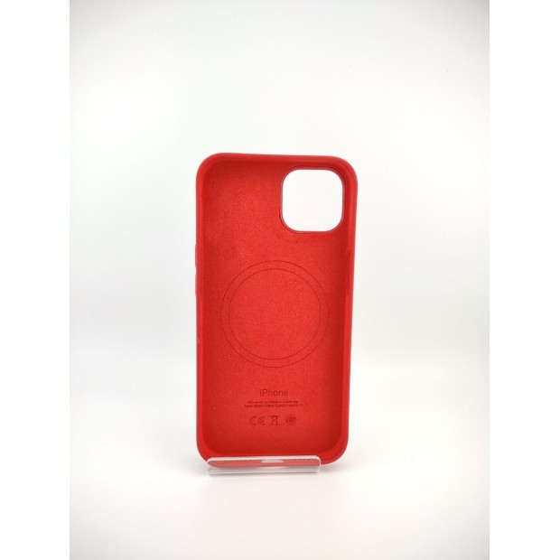 Силіконовий чохол з MagSafe для Apple iPhone 13 (червоний)