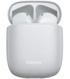 Беспроводные наушники-гарнитура вкладыши Baseus W04 (White)