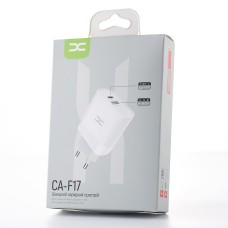 СЗУ-адаптер DC CA-F17 20W (1USB / 1Type-C) (Белый) D