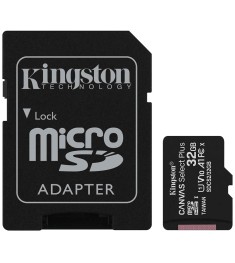 Карта памяти Kingston Canvas Select Plus MicroSDXC 32Gb (UHS-1) (Class 10) + SD-..