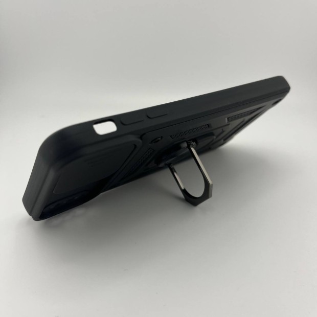 Броньований чохол Ring Serge Armor Case для Apple iPhone XS Max (ShutCam) (Чорний)