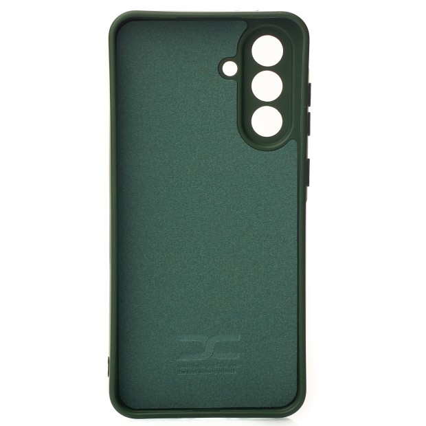 Силикон Original Samsung Galaxy A56 (ShutCam) (Тёмно-зелёный)