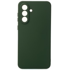 Силикон Original Samsung Galaxy A56 (ShutCam) (Тёмно-зелёный)