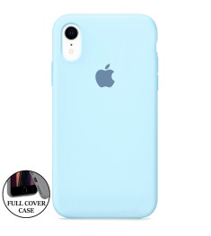Оригінальний силіконовий чохол у формі кола для Apple iPhone XR (15) ліловий.