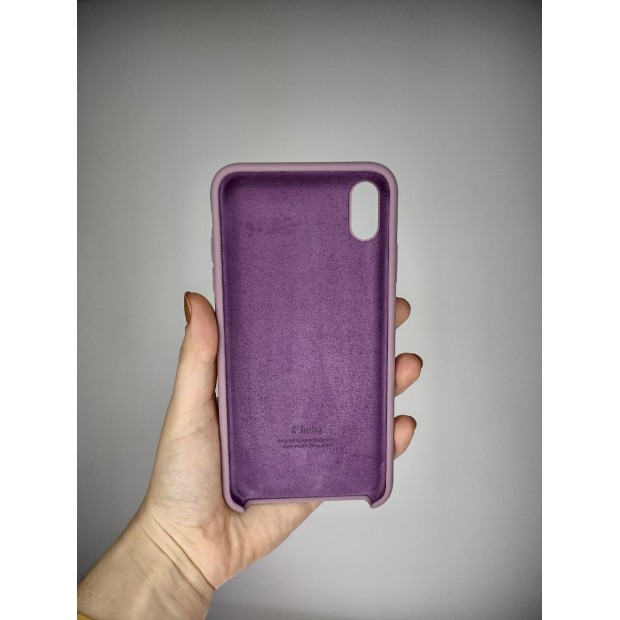 Силіконовий оригінальний чохол Apple для iPhone XS Max (01) Bilberry