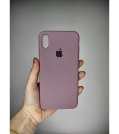 Силіконовий оригінальний чохол Apple для iPhone XS Max (01) Bilberry