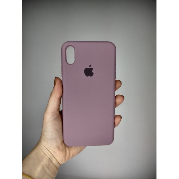 Силіконовий оригінальний чохол Apple для iPhone XS Max (01) Bilberry