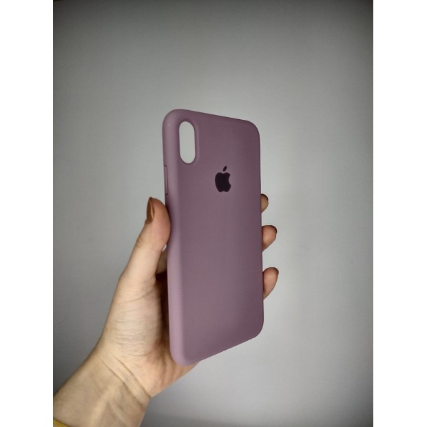 Силикон Original Case Apple iPhone XS Max (01) Bilberry