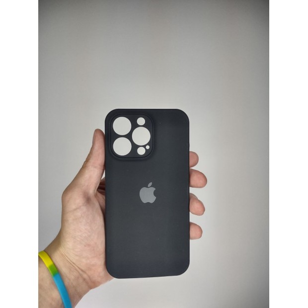 Силіконовий чохол Original RoundCam для Apple iPhone 13 Pro (07) Чорний Силіконовий чохол Original RoundCam для Apple iPhone 13 Pro (07) Чорний