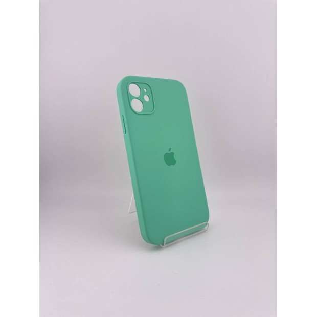Силіконовий чохол Original Square RoundCam для Apple iPhone 11 (49) Аквамарин