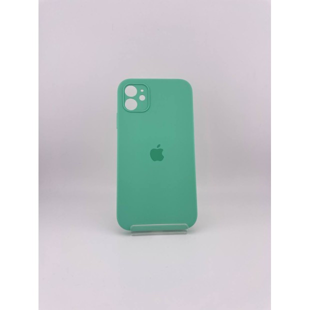 Силіконовий чохол Original Square RoundCam для Apple iPhone 11 (49) Аквамарин