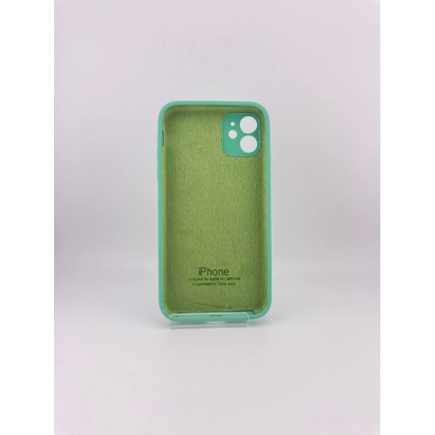 Силіконовий чохол Original Square RoundCam для Apple iPhone 11 (49) Аквамарин Силіконовий чохол Original Square RoundCam для Apple iPhone 11 (49) Аквамарин