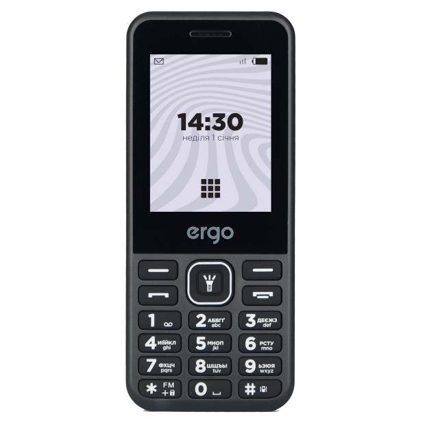 Мобильный телефон Ergo E242 Dual Sim Black