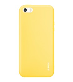 Силіконовий чохол iNavi Color для Apple iPhone 5  /  5s  /  SE (жовтий)